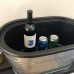 FixtureDisplays® Insulated Beverage Ice Tub Galvanized Metal Bucket HDPE interior Coke Pepsi Soda Beer Champane 12176
